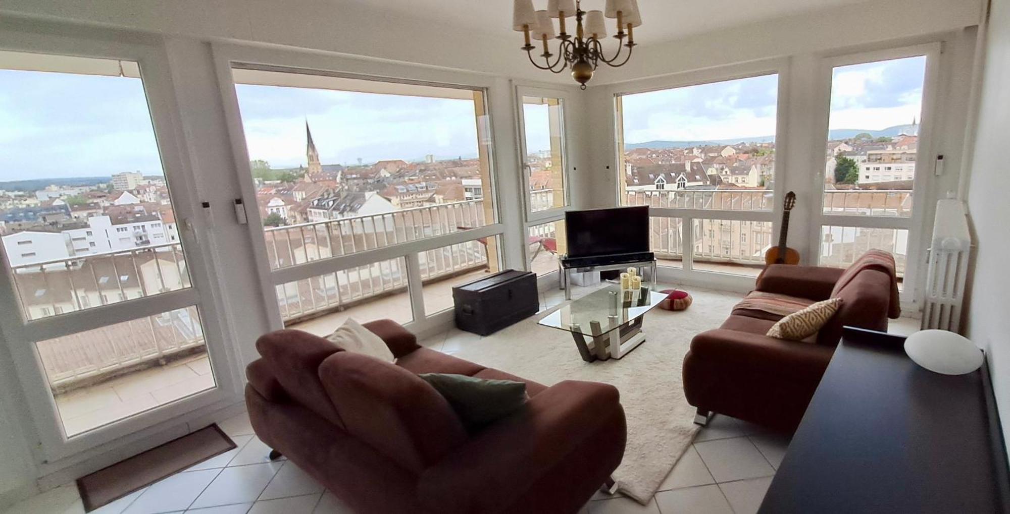 Ferienwohnung Vue Magnifique, 7 Mn Gare, Muse, Centre, Parking Metz Exterior foto